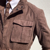 Veste Saharienne Homme avec Ceinture
