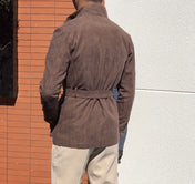Veste Saharienne Homme avec Ceinture
