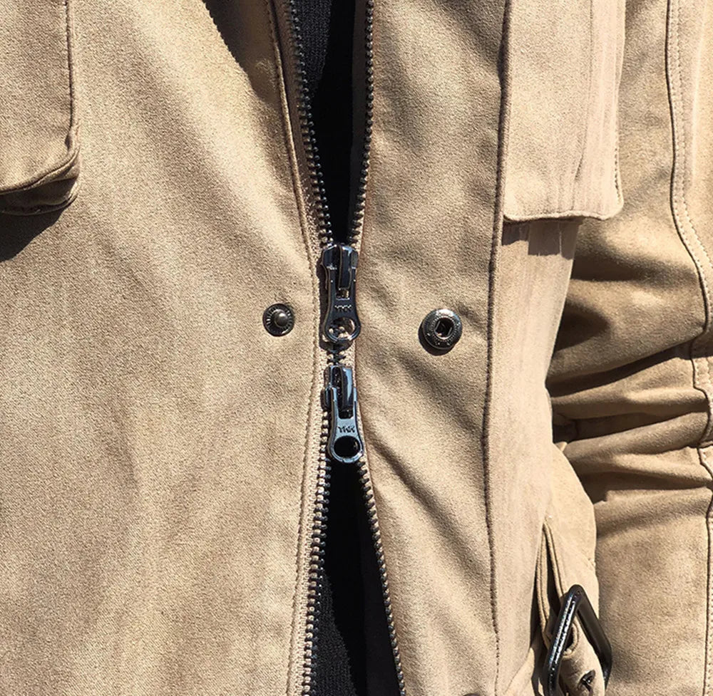 Veste Saharienne Homme avec Ceinture