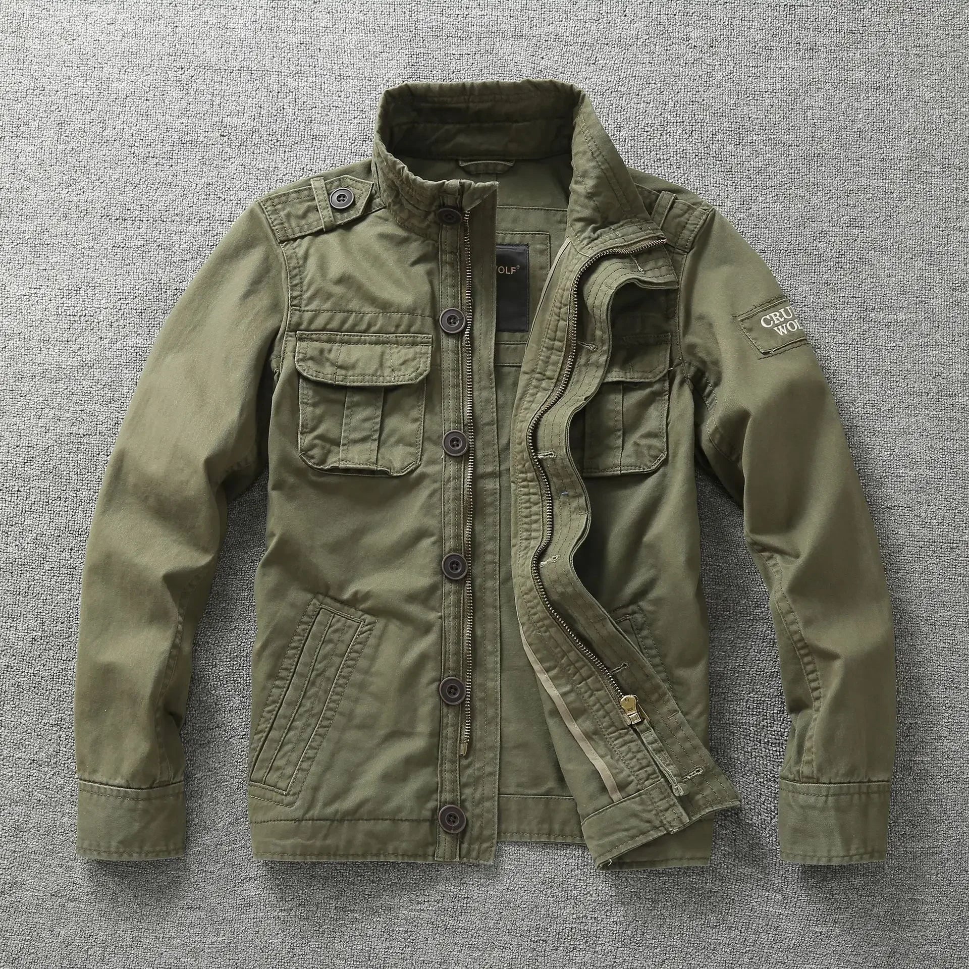 Veste Cargo Militaire Homme