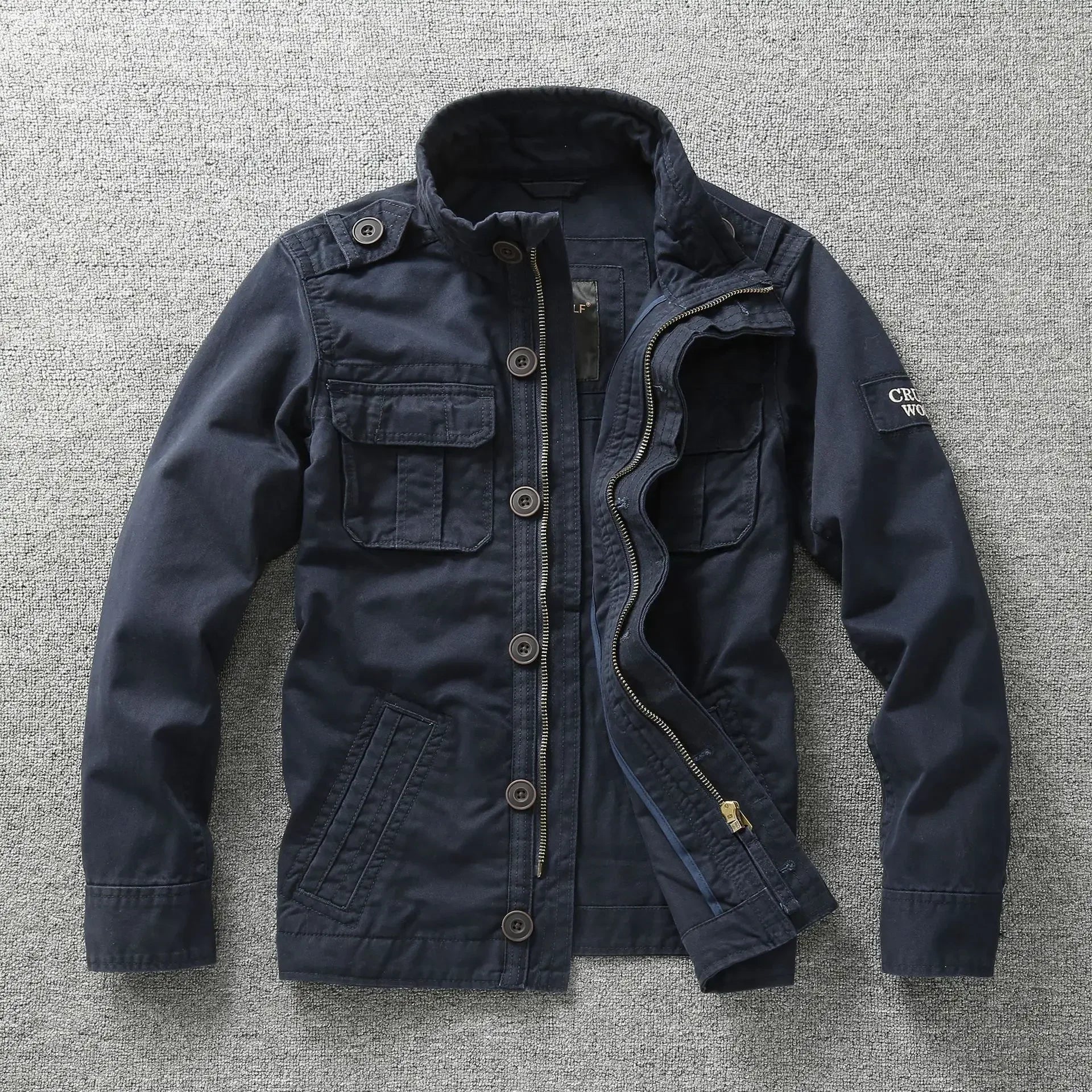 Veste Cargo Militaire Homme