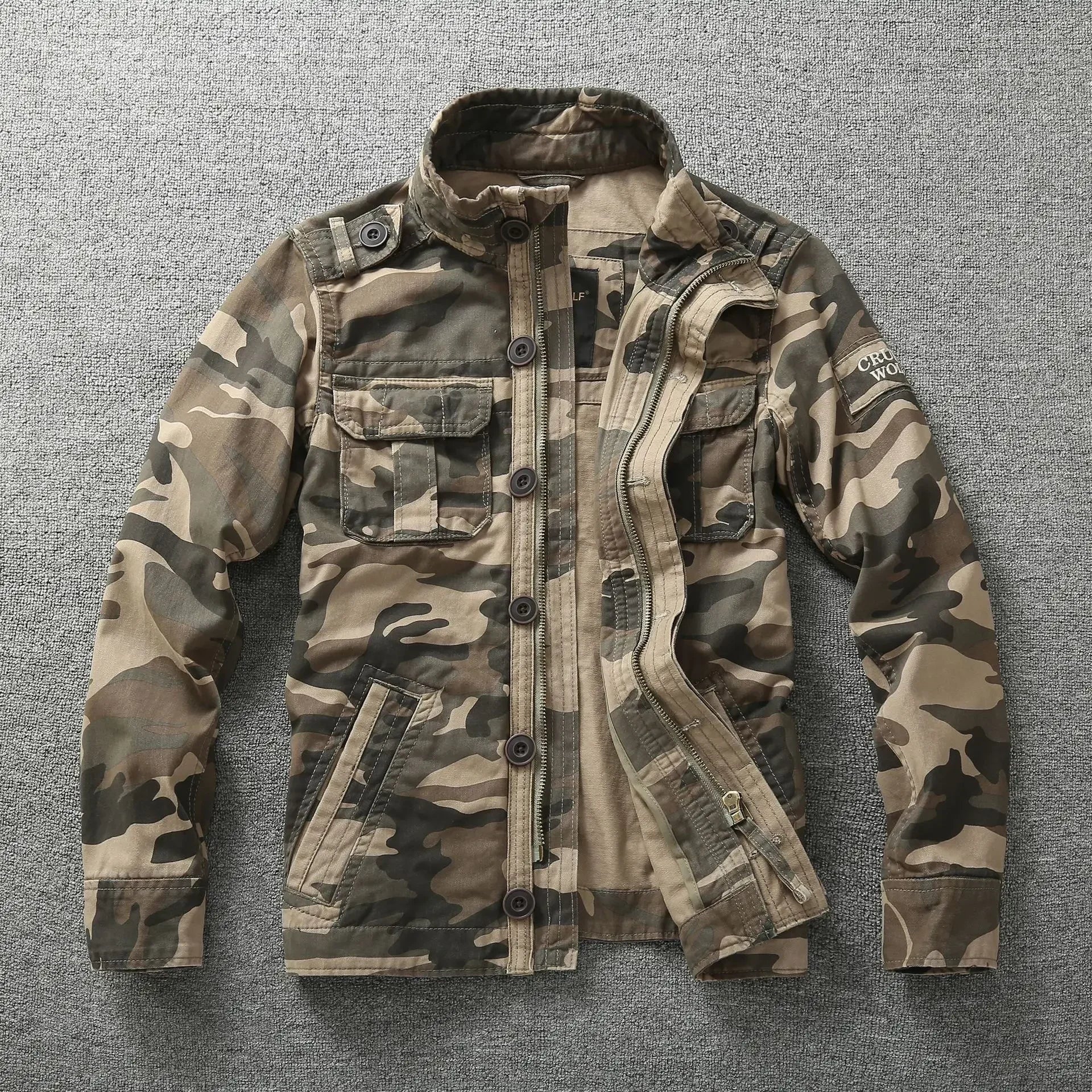 Veste Cargo Militaire Homme