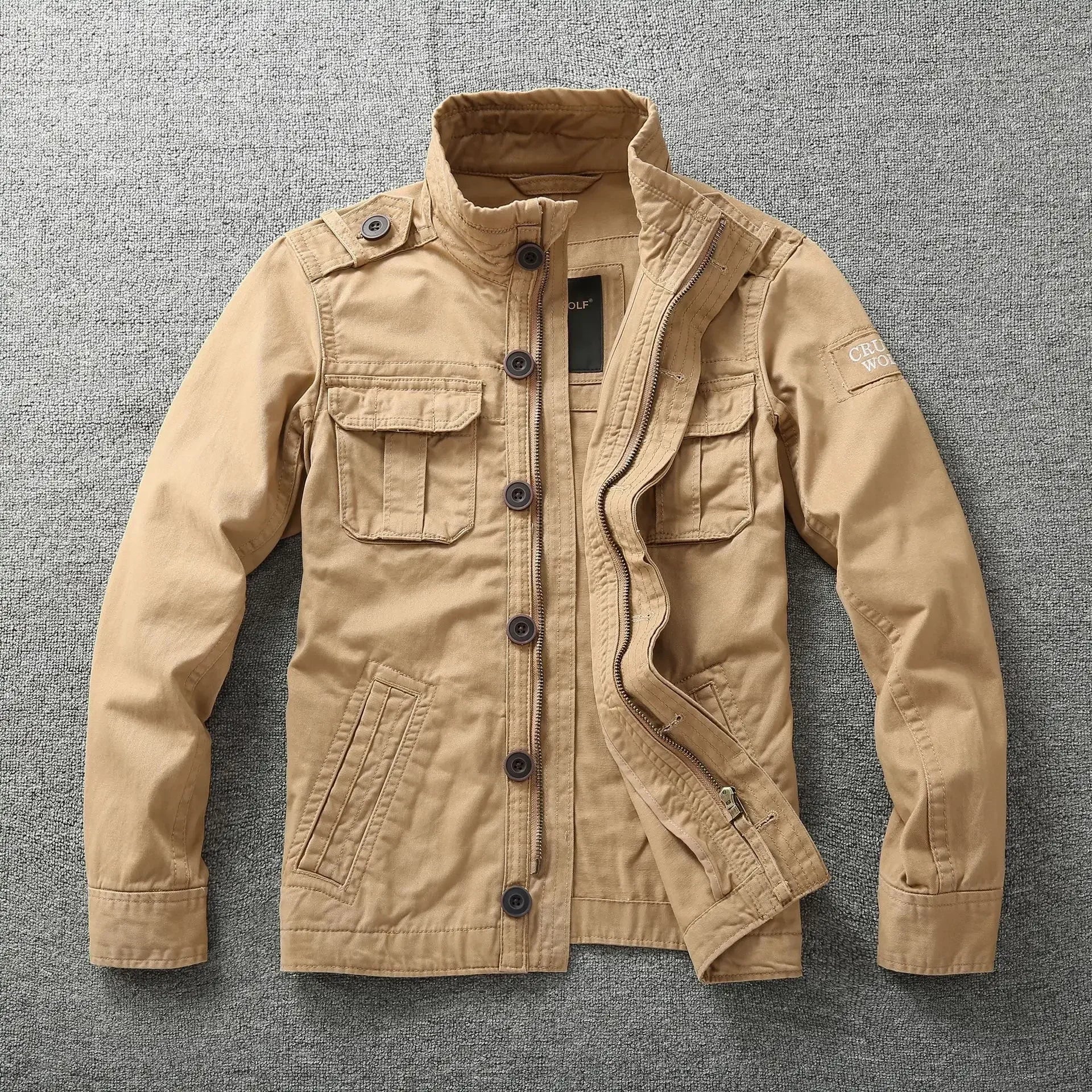 Veste Cargo Militaire Homme